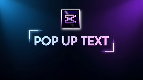 pop up text tutorial in capcut pc | text bounce effect
