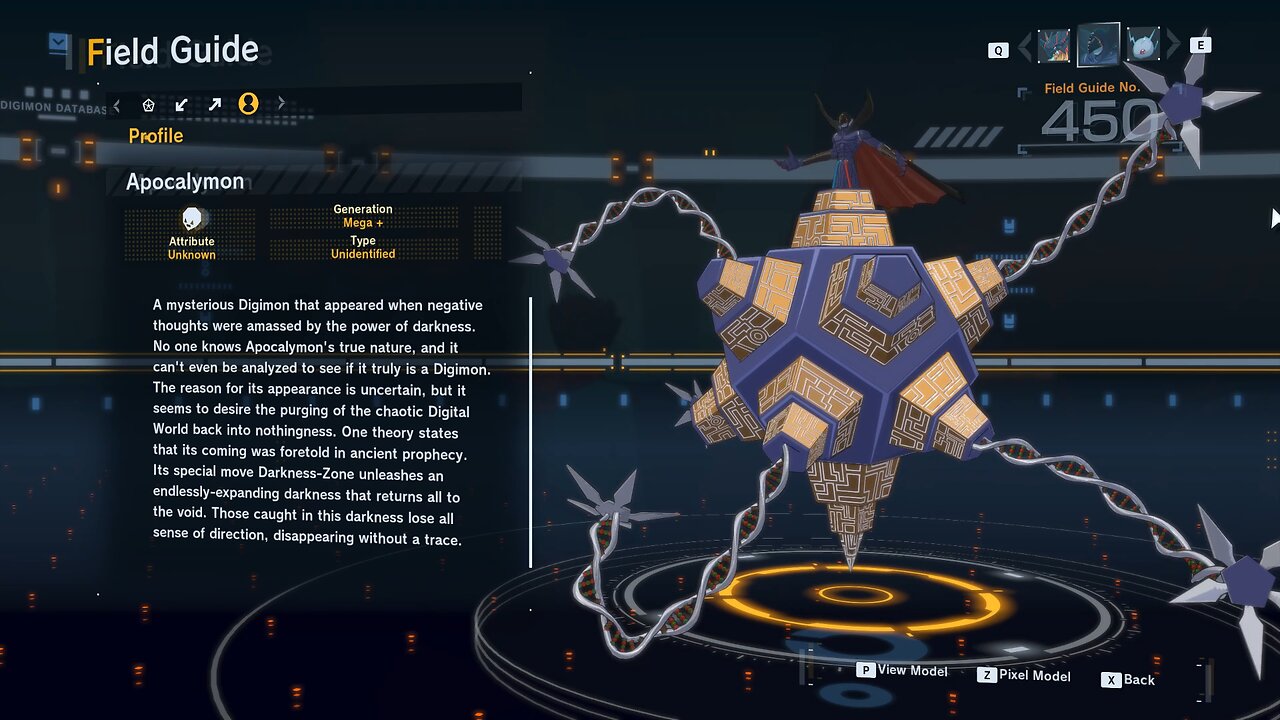 apocalymon all digivolution/de-digivolution/profile Digimon Story Time Stranger