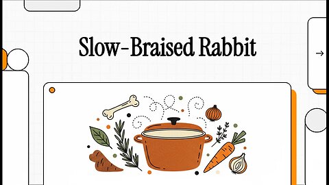 Slow-Braised Rabbit