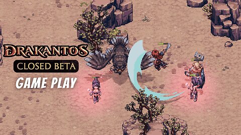 MMORPG Drakantos Closed Beta Game Play