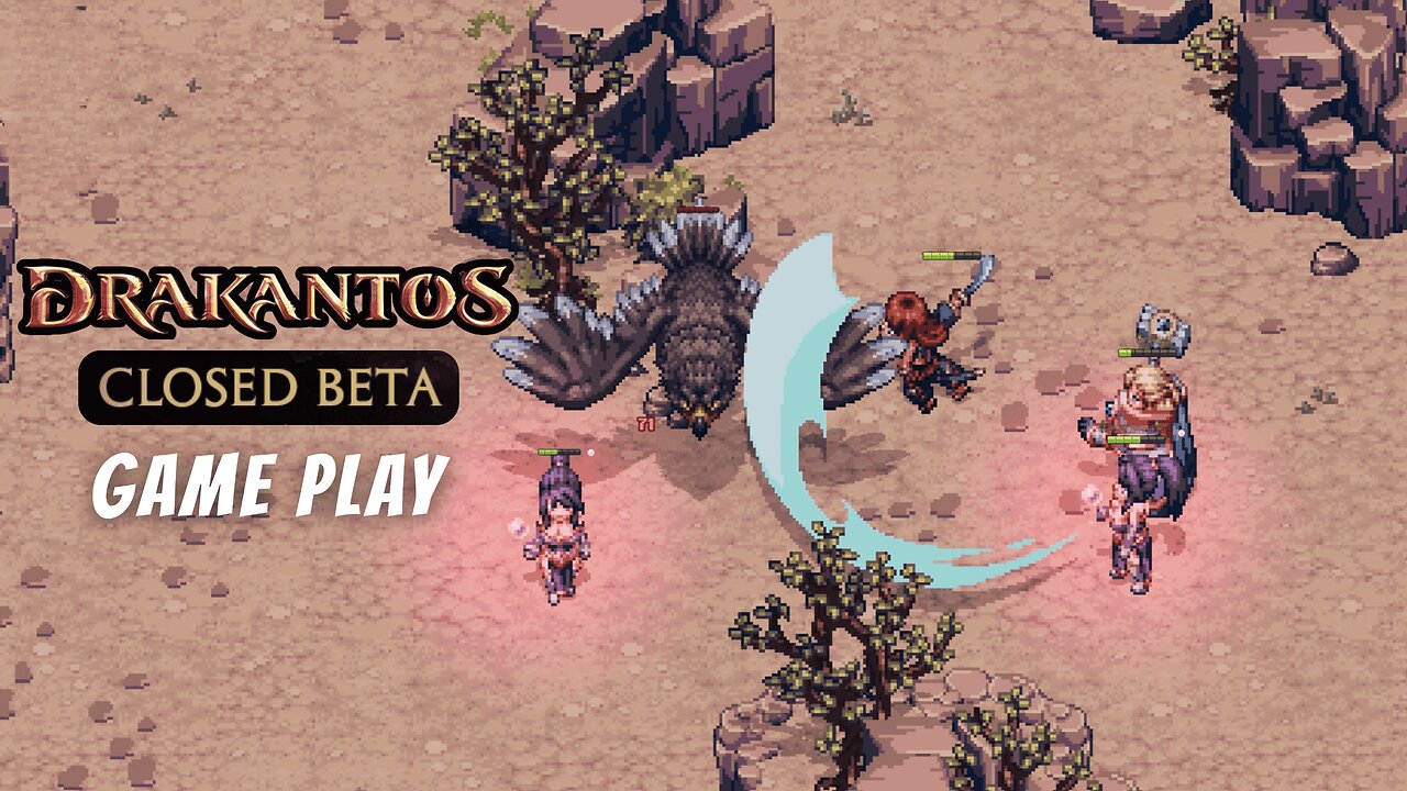 MMORPG Drakantos Closed Beta Game Play