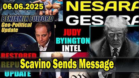 Scavino Sends Message, Epstein Files ~ X22 Report. Situation Update 6/6/25. Judy Byington. Restored Republic via a GCR