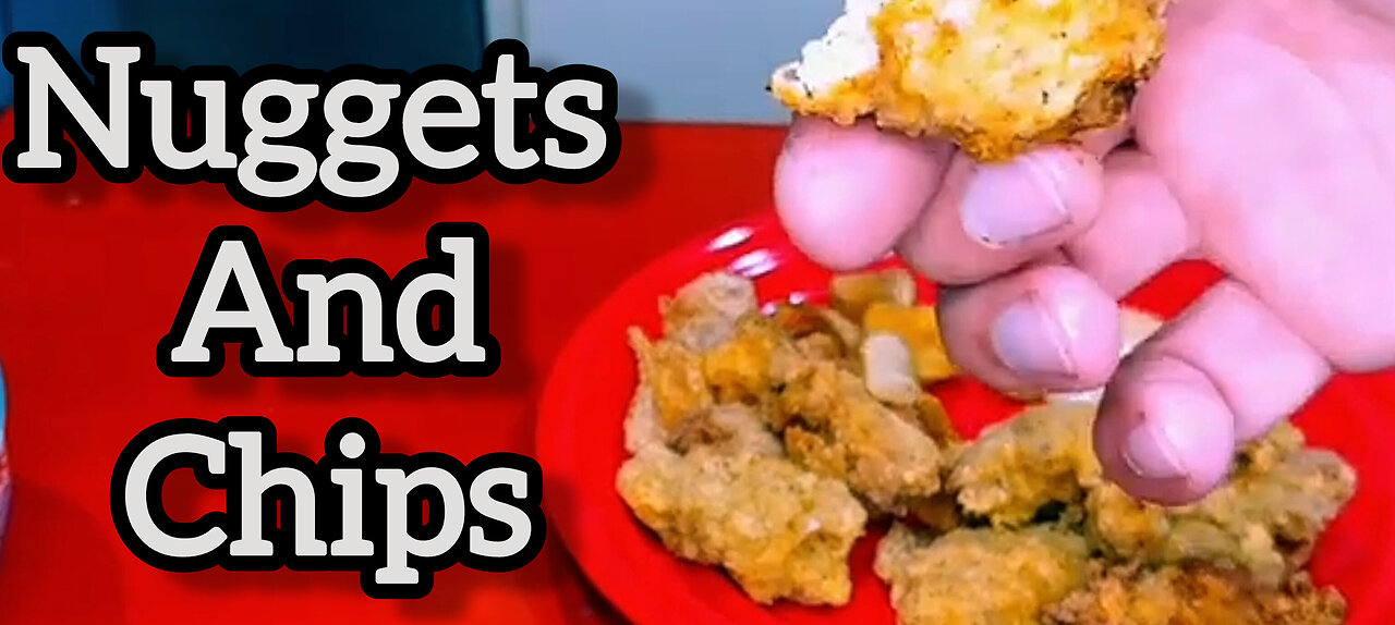 Homemade Chicken Nuggets and Chips