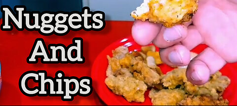Homemade Chicken Nuggets and Chips