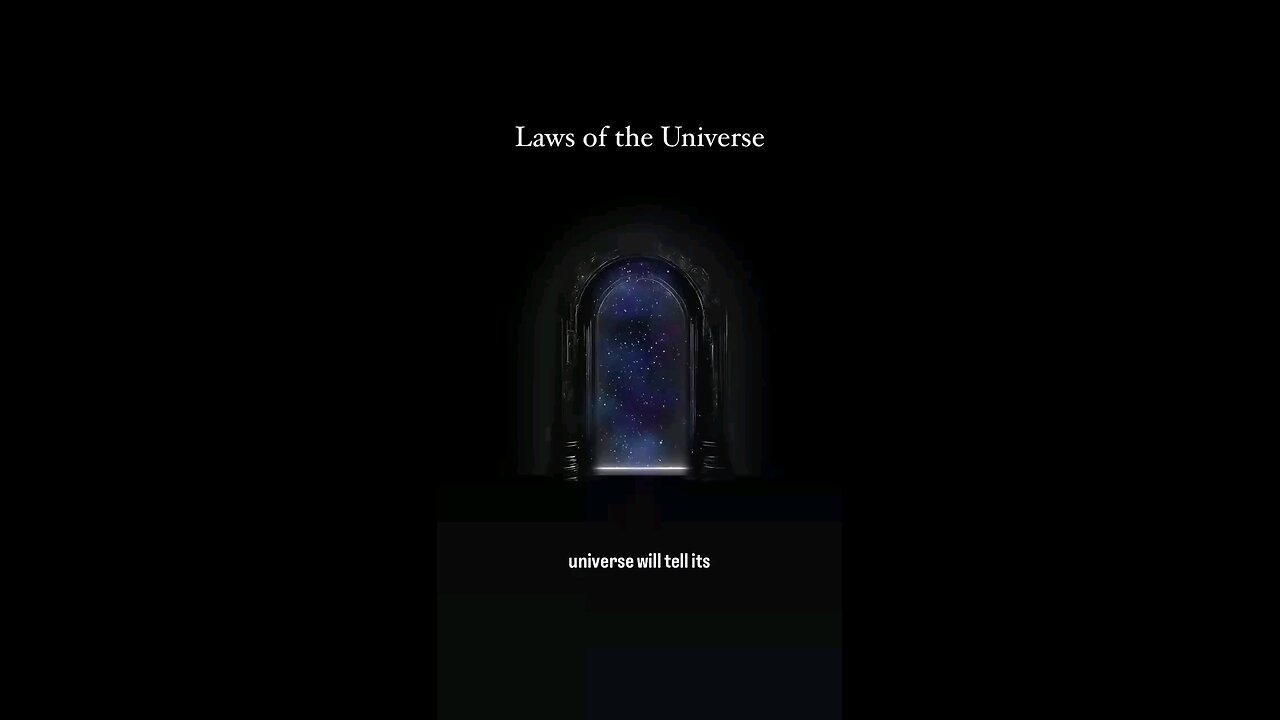 The Laws of the Universe