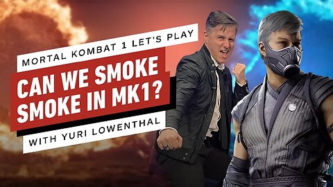 Can We Smoke Smoke in MK1_ - Yuri Lowenthal Interview & Gameplay Session