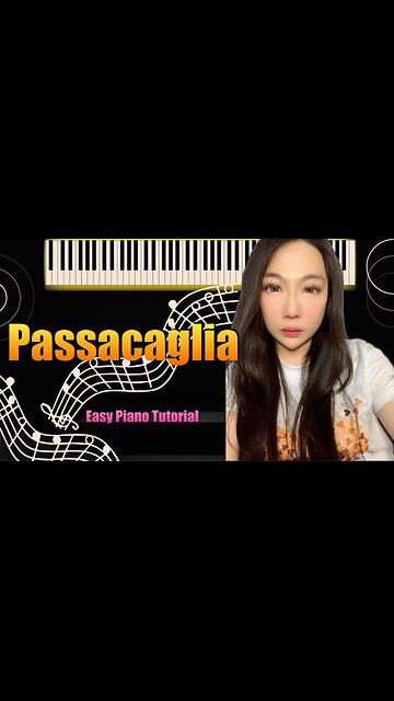 Passacaglia Slow #piano #easypiano #easypiano pianolessonsonline #slowed #easy #passacaglia