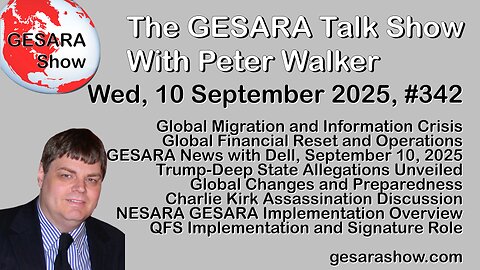2025-09-10 GESARA Talk Show 342 - Wednesday