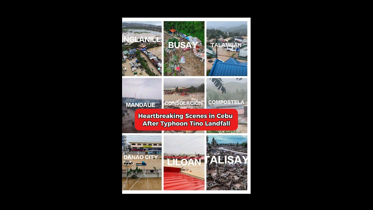Various Places in Cebu After Typhoon Tino