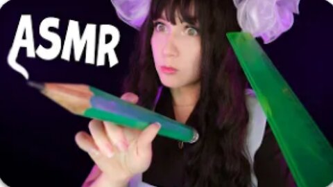 ASMR 📌TRIGGERS STATIONERY for TINGLES 99.9% ✂️📐