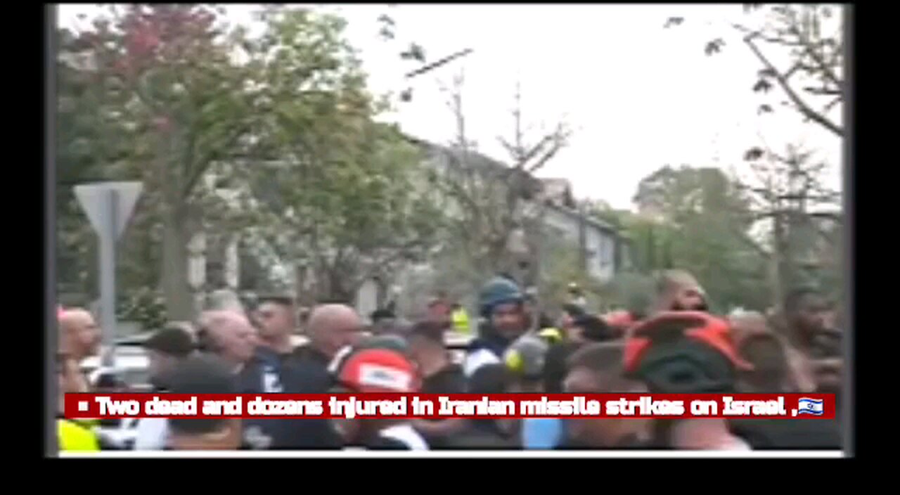 Two dead and dozens injured in Iranian missile strikes on Israel