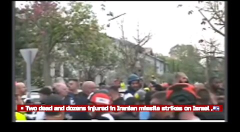 Two dead and dozens injured in Iranian missile strikes on Israel