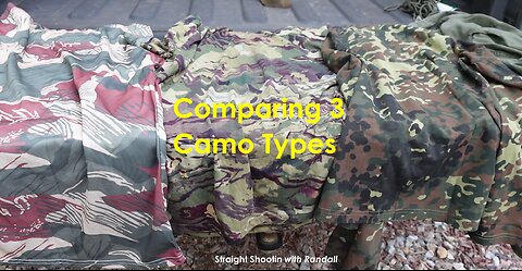 Comparing 3 Camo Types