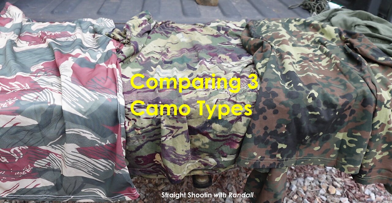Comparing 3 Camo Types