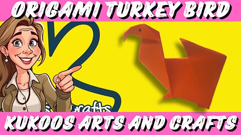 How to Make a Turkey Origami | Paper Turkey Folding Tutorial (Version 1)