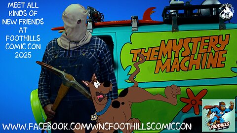 Foothills Comic Con 2025 Promotion (Friday the 13th/Scooby Doo Parody)