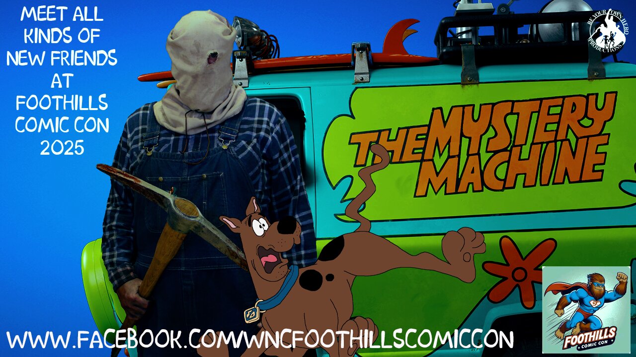 Foothills Comic Con 2025 Promotion (Friday the 13th/Scooby Doo Parody)