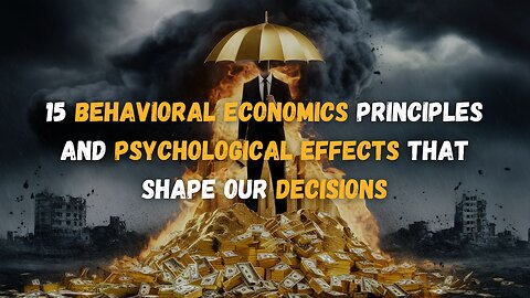 15 Behavioral Economics Principles and Psychological Effects That Shape Our Decisions