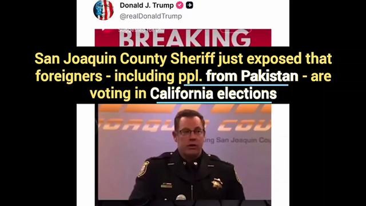 Even people in Pakistan are registering & voting in California elections [Stolen Election / Fraud]