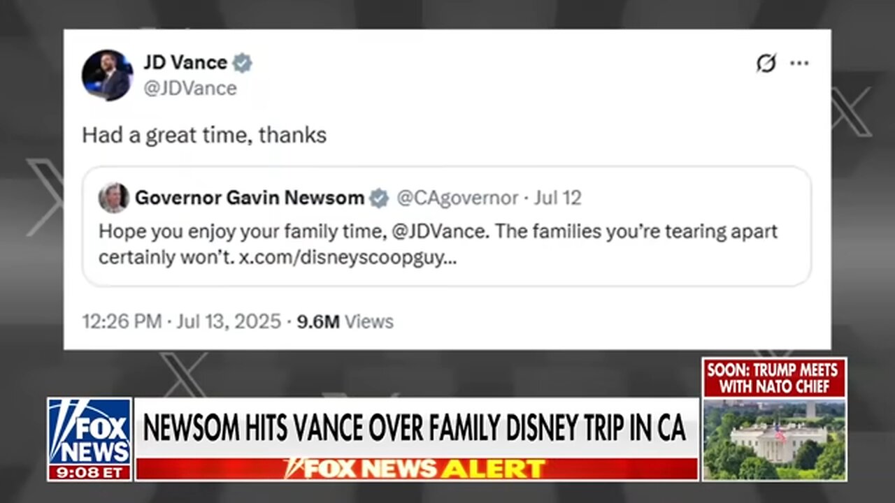 JD Vance hits back with hilarious response to Newsom's trolling