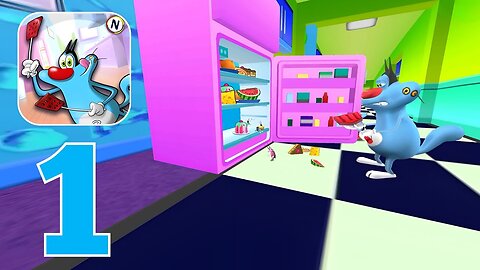 Oggy 3D Run - Gameplay Walkthrough | Part 1