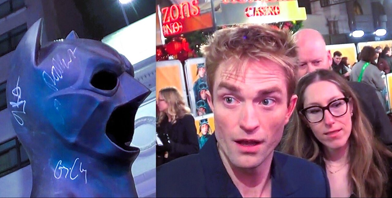 ROBERT PATTINSON ⭐️ signs The Batman 🦇 mask for Charity 💙 PLUS Bale Affleck Clooney Burton Nolan