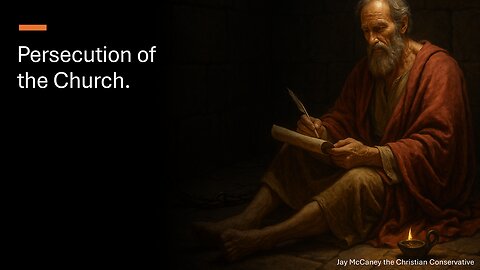 Persecution of the Church.