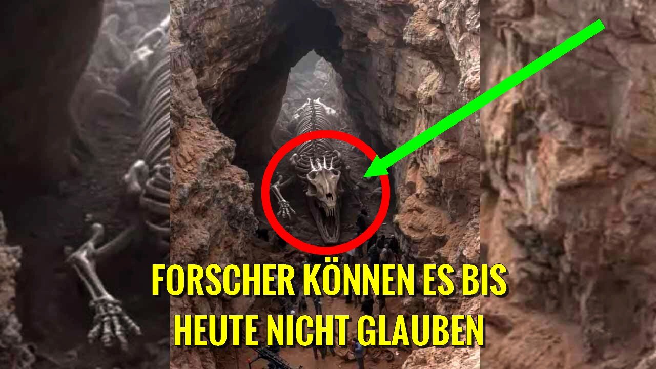 Uraltes Nephilim Drachenskelett in Himalaya-Höhle gefunden