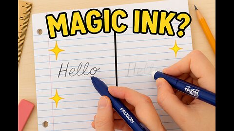 Magic Pen? Frixion Erasable Ink Test!
