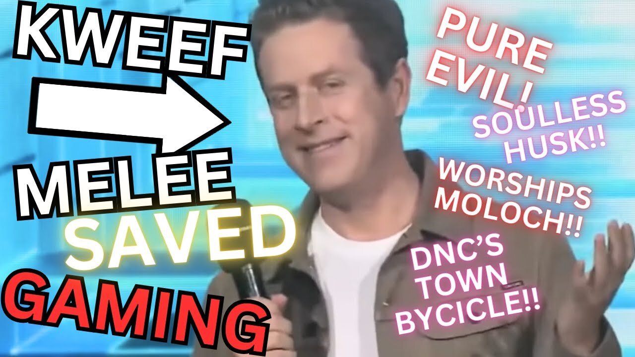 Gamescom 2024 Loves Kweef Melee - A Satanic Slave Democrat Clown-World ESG Puppet Who Hates His Own
