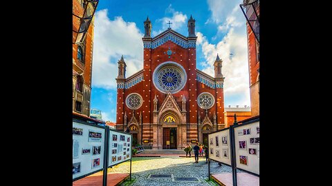 Walkthrough of Church of Saint Anthony of Padua in Istanbul, Turkey in 2.7k/100fps 2025
