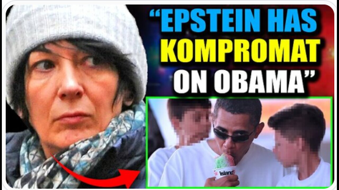 GHISLAINE MAXWELL BREAKS SILENCE: EP5TEIN HAS 'IN5URANCE FILE' SHOWING O8AMA WITH Y0UNG 8OYS