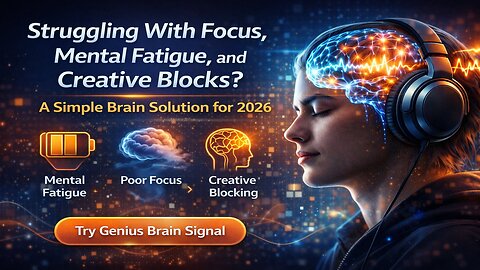Struggling With Focus & Creative Blocks : Try This Brain Solution in 2026