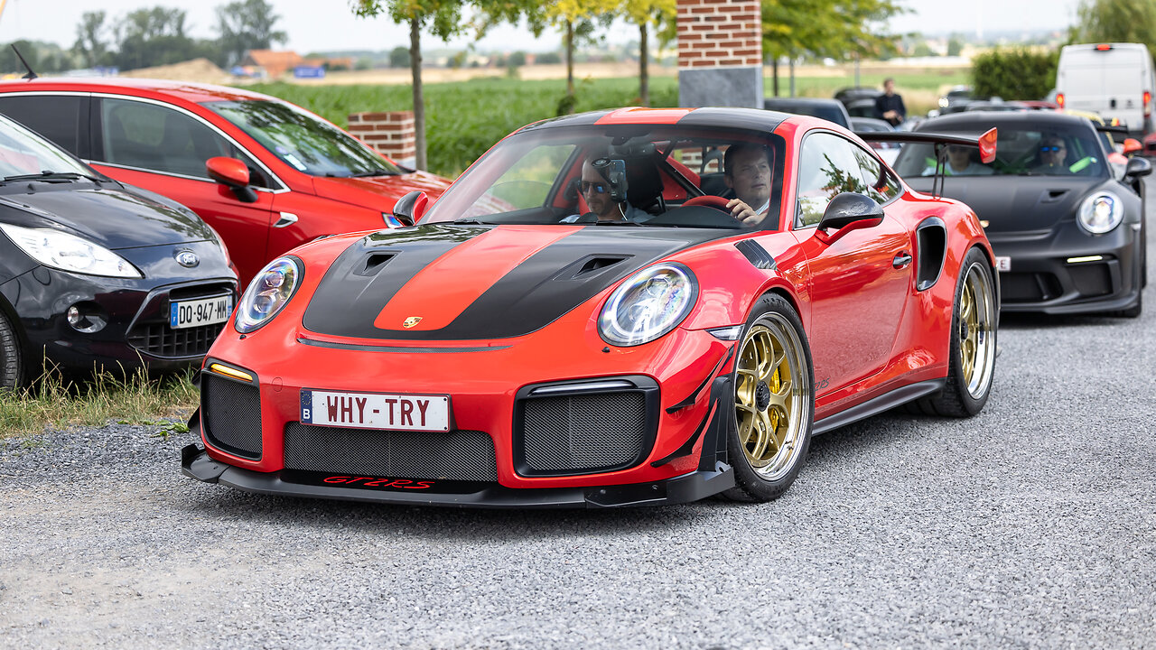 Porsche 991 GT2 RS Weissach with Custom Exhaust - LOUD Accelerations !