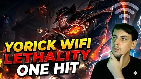 The NEW BUILD Yorick Wifi Lethality Stolen (IT'S BROKEN) !camp 🪦 #lol !cmd