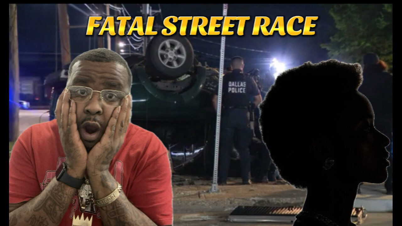 Black woman street racing in Dallas, Texas causes fatal crash taking out 2 innocent people