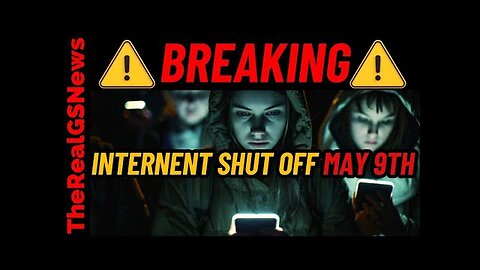 Emergency Alert System Sent Out Messages To MILLIONS - MAY 9 INTERNET SHUT OFF - US DEPLOYS B52