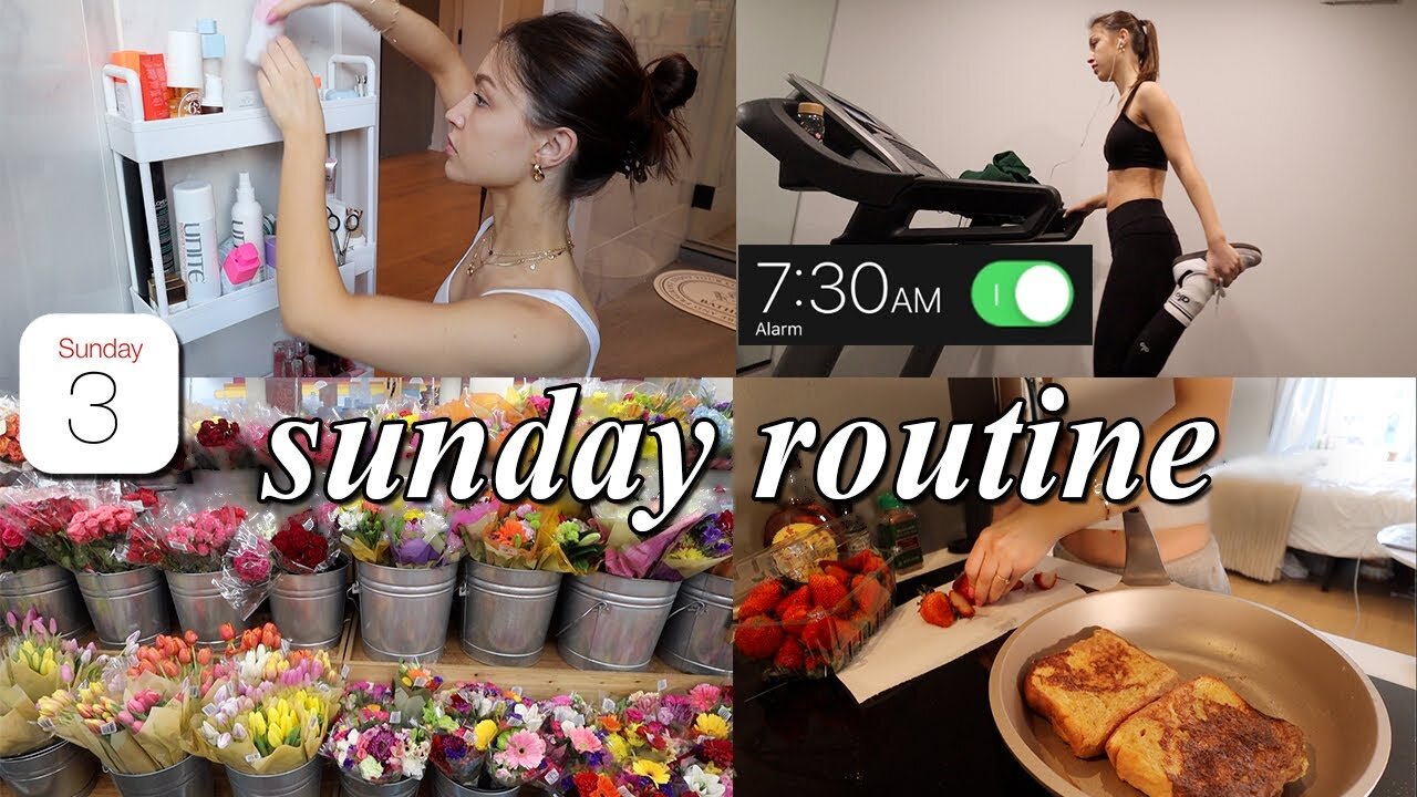 PRODUCTIVE SUNDAY RESET VLOG // organizing, grocery shopping, & deep cleaning