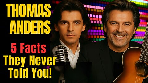 Thomas Anders The Voice of 80s Pop 🎶