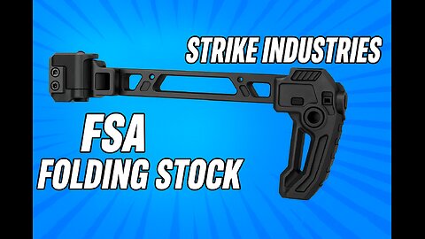 🚨 Maximize Your Build’s Versatility with the Strike Industries FSA Folding Stock Adapter! 🚨