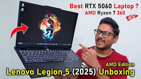 Best 5060 Gaming Laptop..? 🤔 Lenovo Legion 5 (2025) AMD Ryzen 7 260 Review