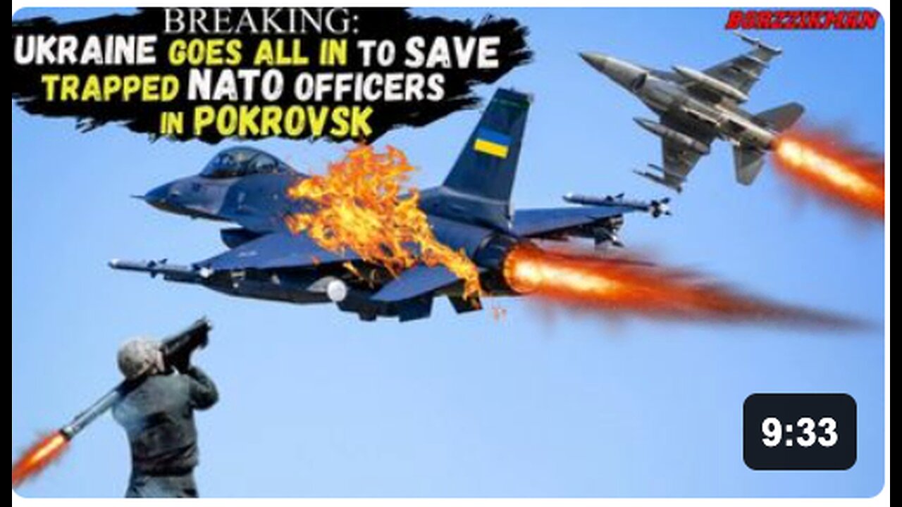 UKRAINE, using F-16 Fighters, Failed another Desperate Attempt to save Encircled NATO Officers