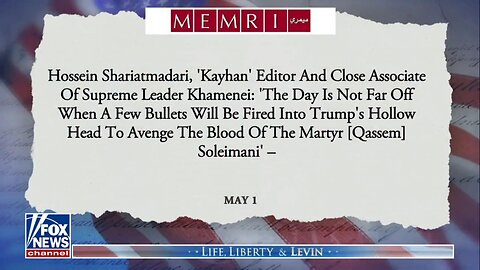 Iranian leaders send a new death threat to Trump - May 4, 2025