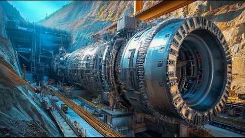 BORING MACHINES - China's mega machine drills mountains in 24 hours