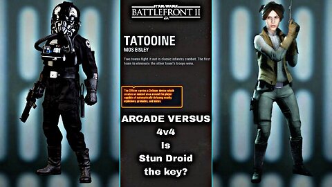 XB1X Star Wars Battlefront 2 G309, 2P local splitscreen Arcade on Mos Eisley, Iden Versio!