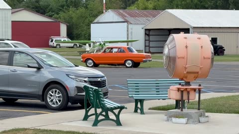 Orange 64 Chevy 2 break time