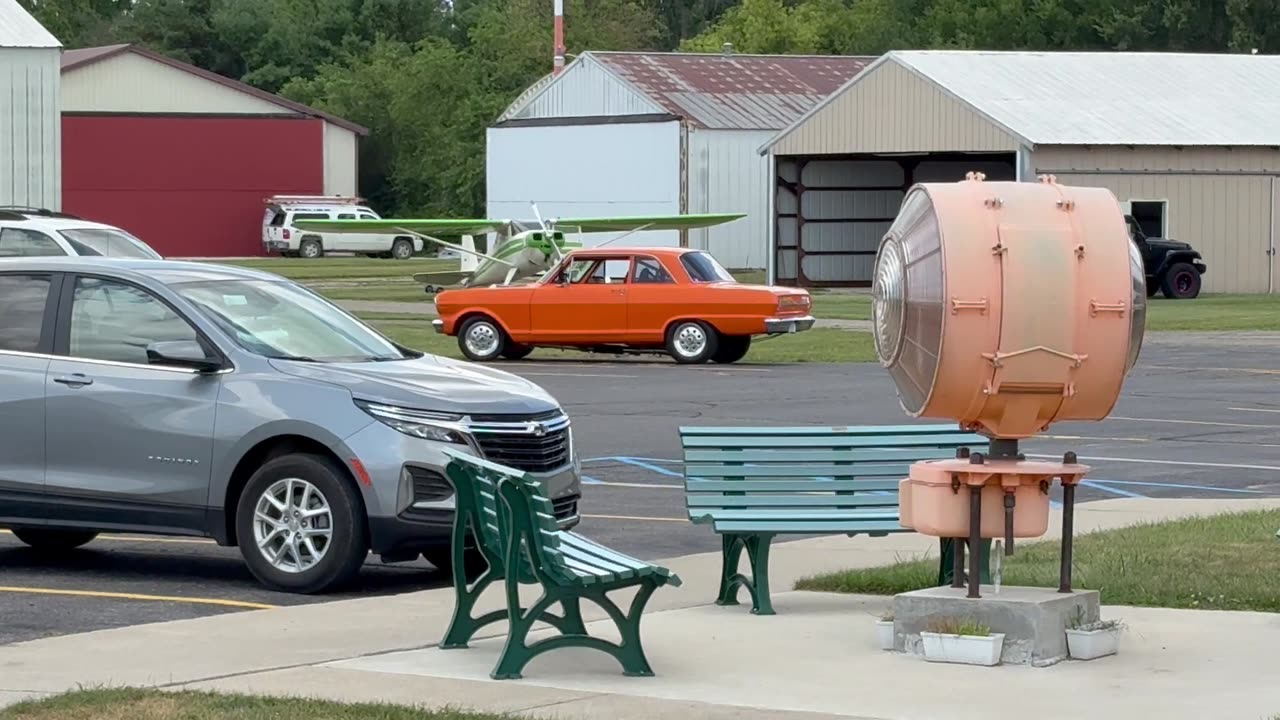 Orange 64 Chevy 2 break time