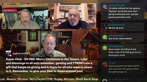 Talking Crit Live! Special "Eve of Christmas Eve" - Today, TUESDAY, Dec 23 @ 8PM ET