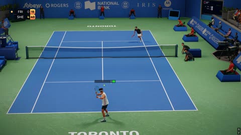 Ben Shelton vs Taylor Fritz hard match Toronto 2025