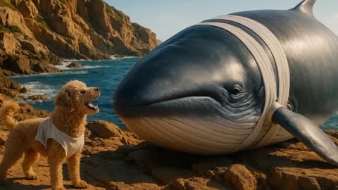 Dog Saves Whale! Heartwarming Rescue